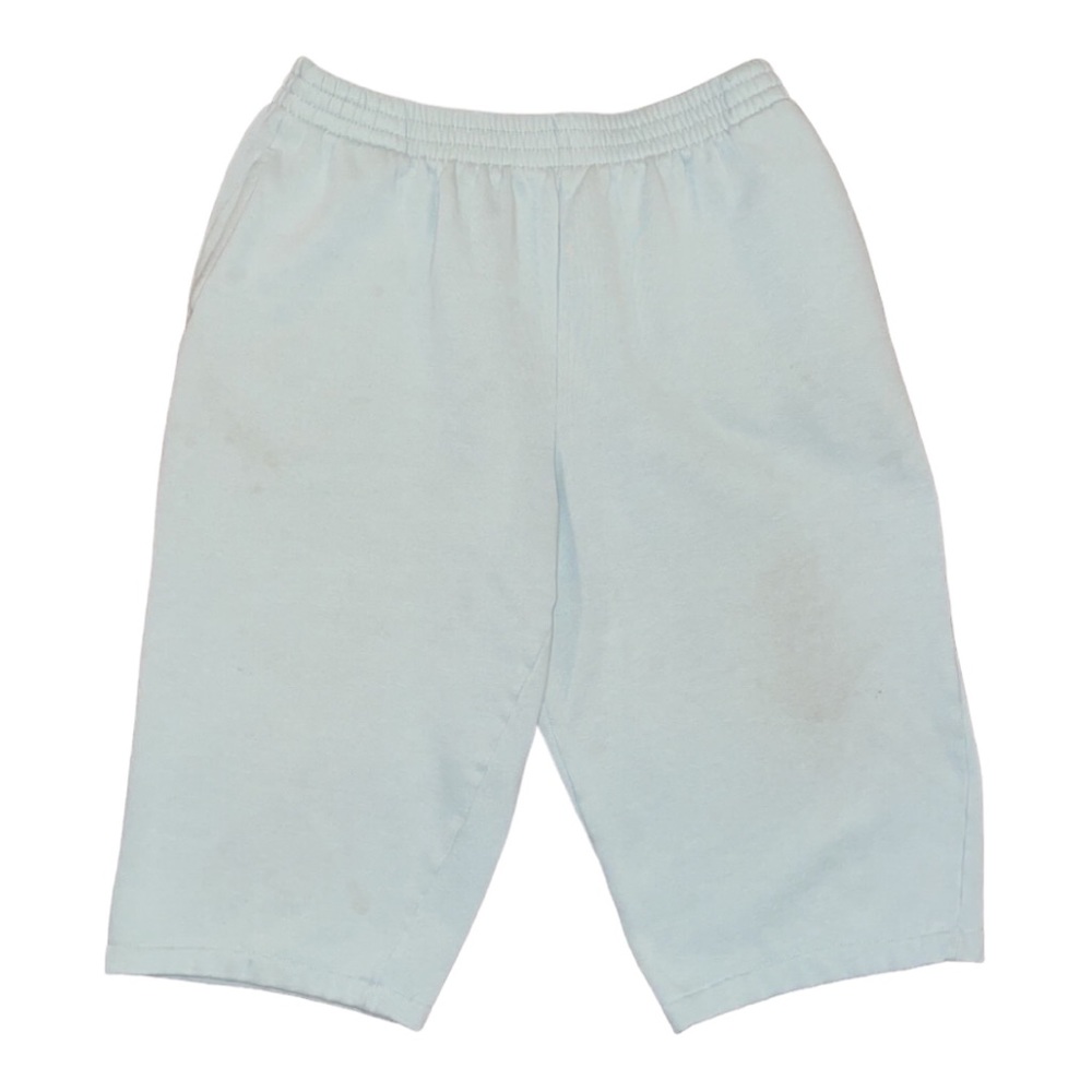 vintage 90s pastel mint cotton sweatpants shorts